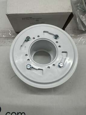 Signature Hardware SH439001WH PVC Drain Flange Coupling